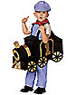 Toddler Ride-Along Train and Conductor Costume