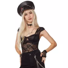 Lace Trim Plus Size Bodysuit at Spirit Halloween
