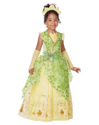 Child Disney The Princess and the Frog Tiana Green/Yellow Light-up