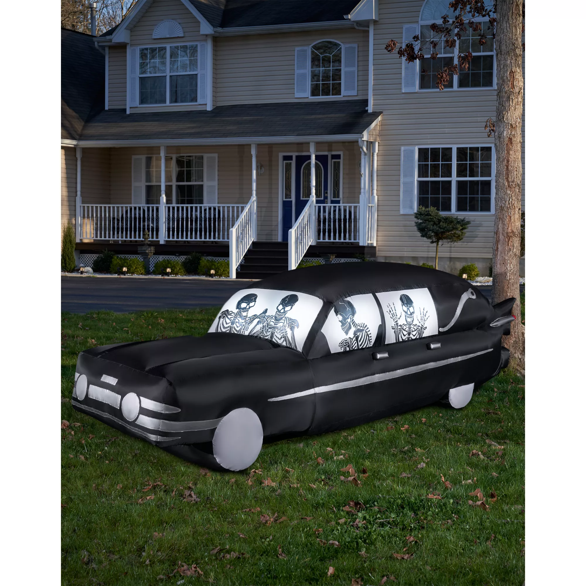 14 Ft Hearse Inflatable Decoration at Spirit Halloween