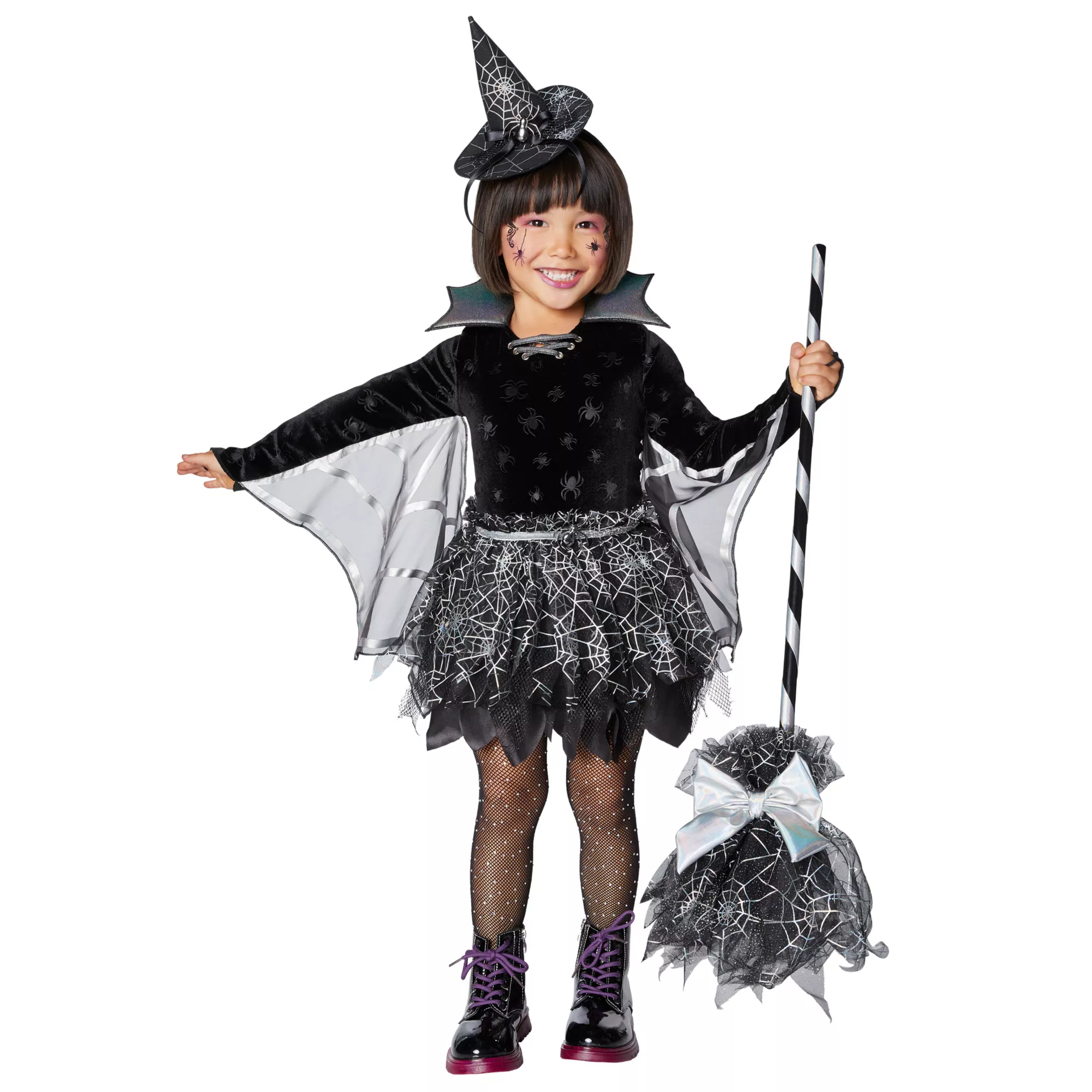 Toddler Spider Web Witch Costume at Spirit Halloween