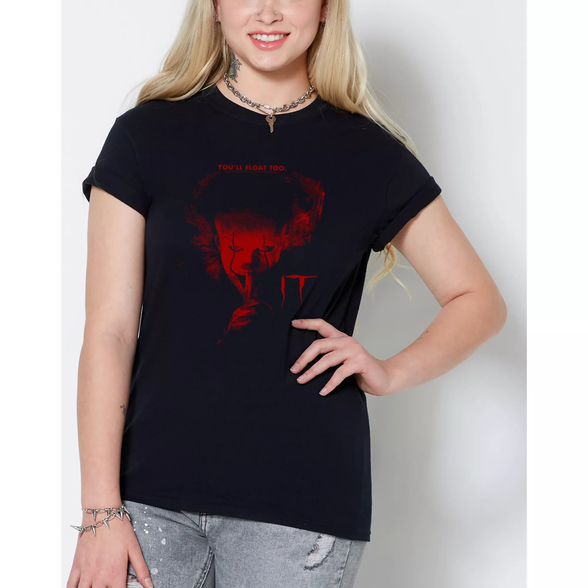 Quiet Pennywise T Shirt - IT at Spencer's