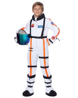 Morph Mens Silver Astronaut Costume Adult Nasa Spaceman Uniform Halloween Halloween Silver XL, Men's