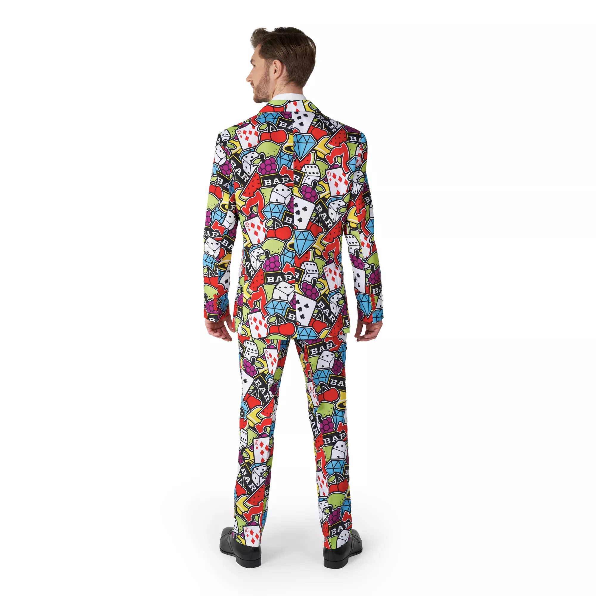 Adult Casino Icons Party Suit at Spencer's