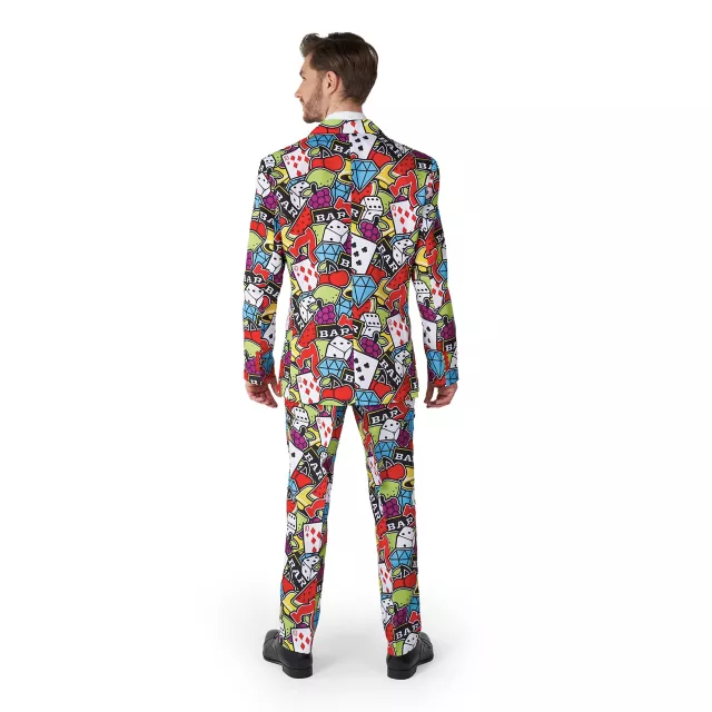 Adult Casino Icons Party Suit at Spencer's