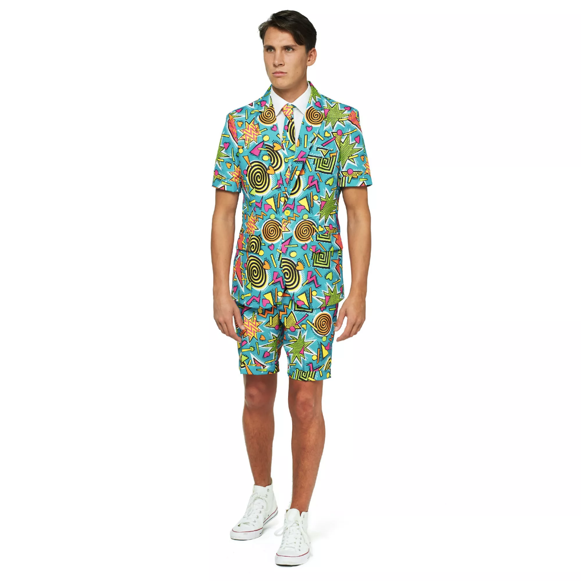 Adult Retro 90's Pattern Party Suit at Spirit Halloween