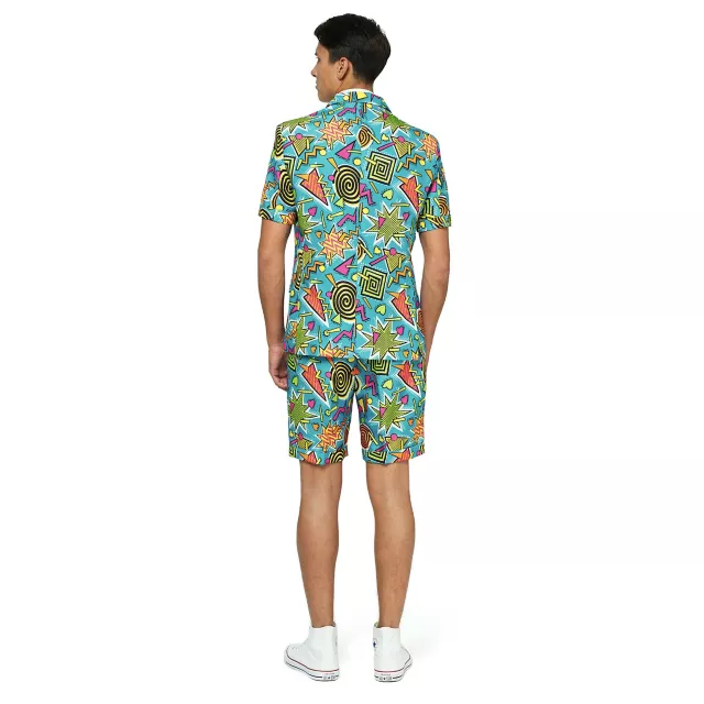 Adult Retro 90's Pattern Party Suit at Spirit Halloween