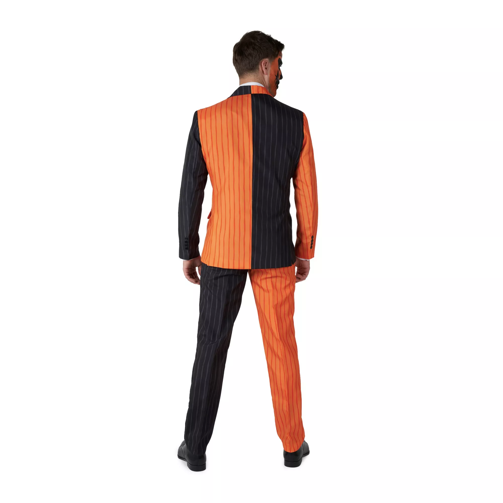 Adult Pinstripe Jack-O-Lantern Party Suit at Spirit Halloween