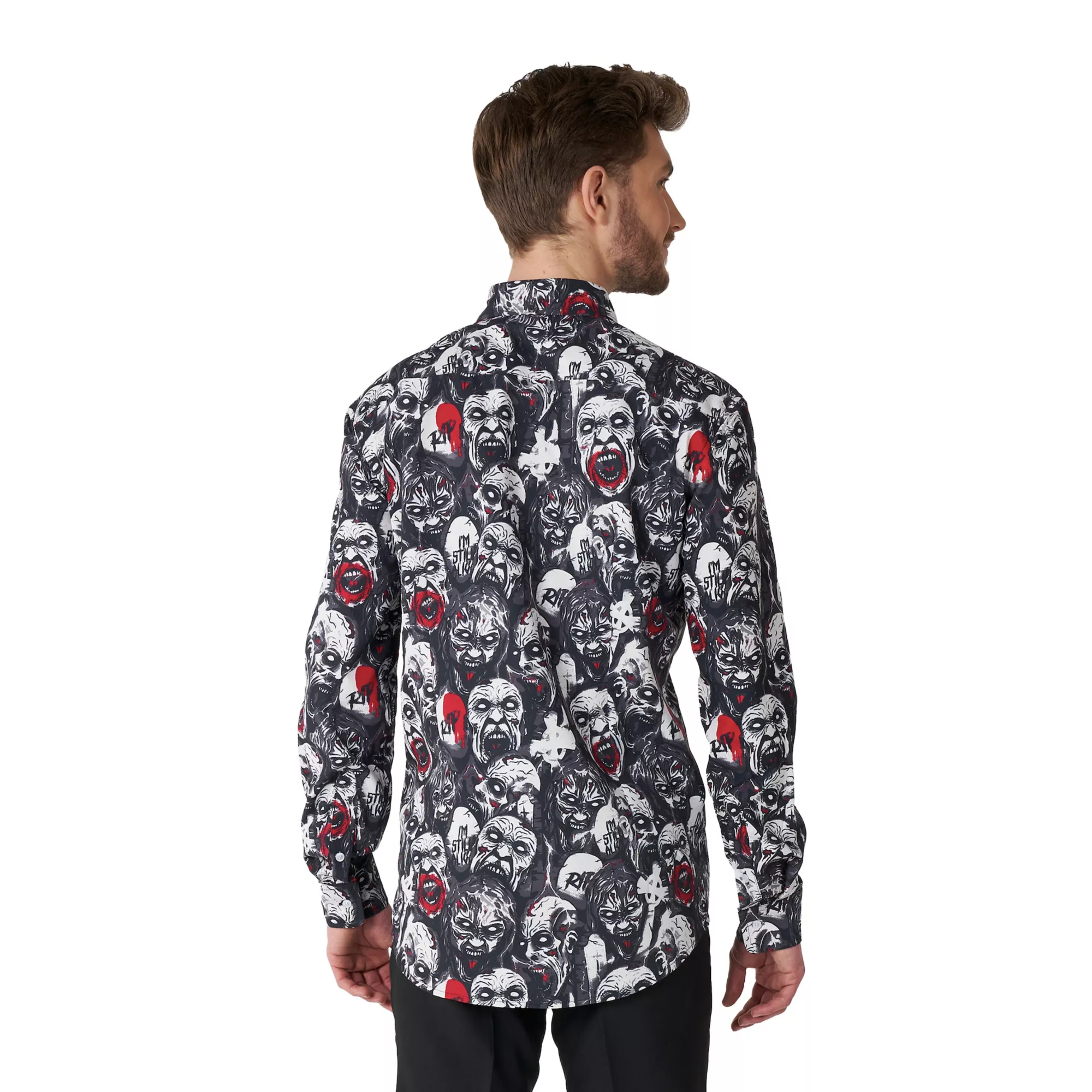 Zombie Heads Button Down Shirt at Spirit Halloween