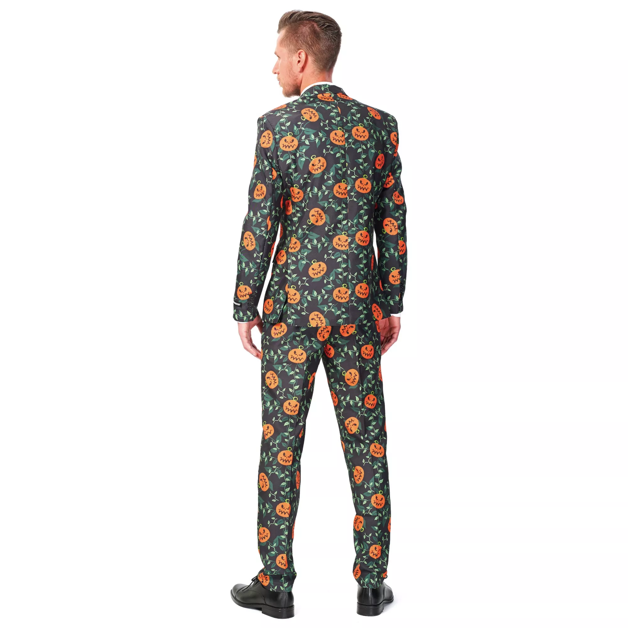 Adult Pumpkin Leaves Party Suit at Spencer's