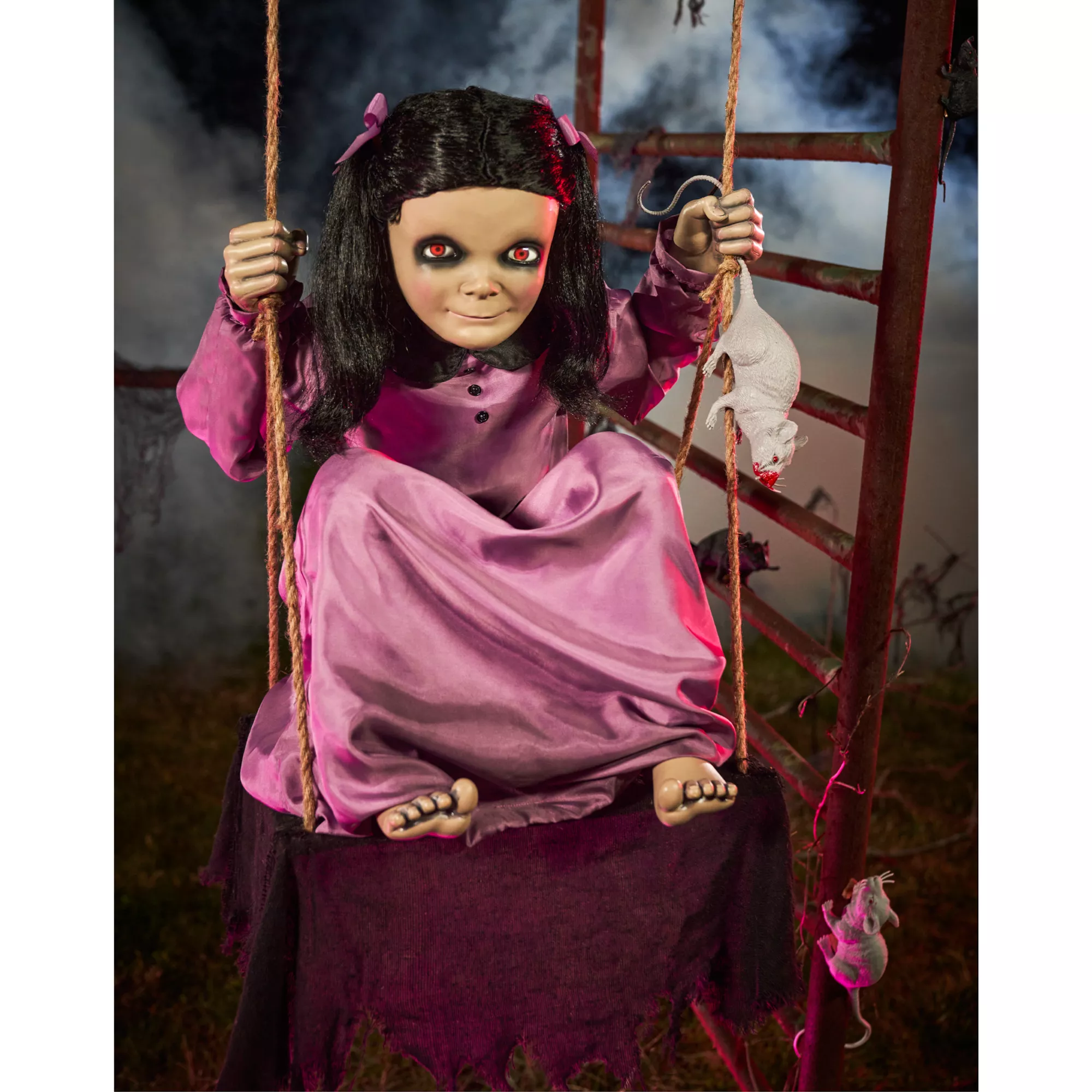 6 Ft Rat Girl Animatronic at Spirit Halloween