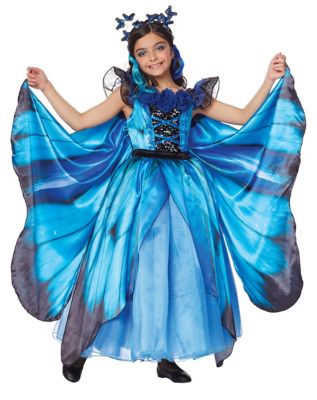 Kid's Blue Butterfly Dress Costume - The Signature Collection by Spirit Halloween