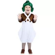 Toddler Oompa Loompa Costume - Willy Wonka and the Chocolate Factory at Spirit Halloween