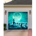 Reaper Graveyard Garage Single Door Cover at Spirit Halloween