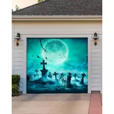 Reaper Graveyard Garage Single Door Cover at Spirit Halloween