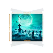 Reaper Graveyard Garage Single Door Cover at Spirit Halloween