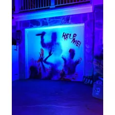 Bloody Hands Garage Single Door Cover at Spirit Halloween
