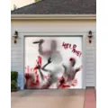 Bloody Hands Garage Single Door Cover at Spirit Halloween