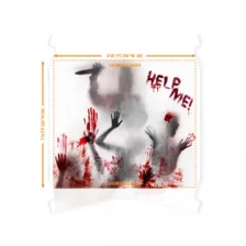 Bloody Hands Garage Single Door Cover at Spirit Halloween
