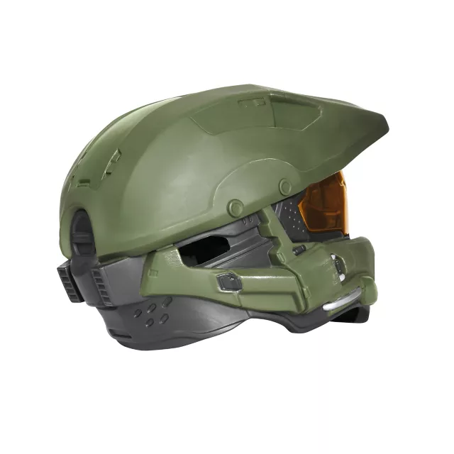 Kids Master Chief Light-Up Helmet Deluxe - Halo - Spirithalloween.com