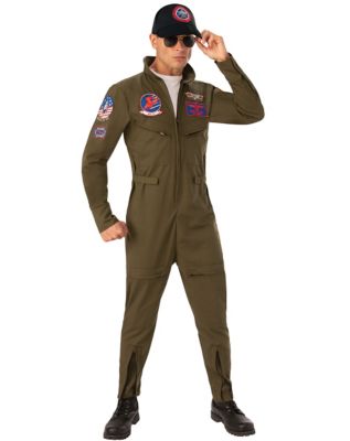 Top Gun Plus Size Jumpsuit Costume