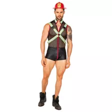 Adult Fireman Fever Costume at Spirit Halloween