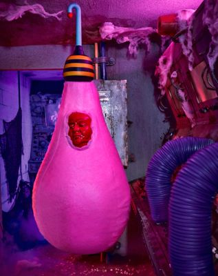 6 Ft Cotton Candy Cocoon Static Hanging Prop - Killer Klowns from Outer Space