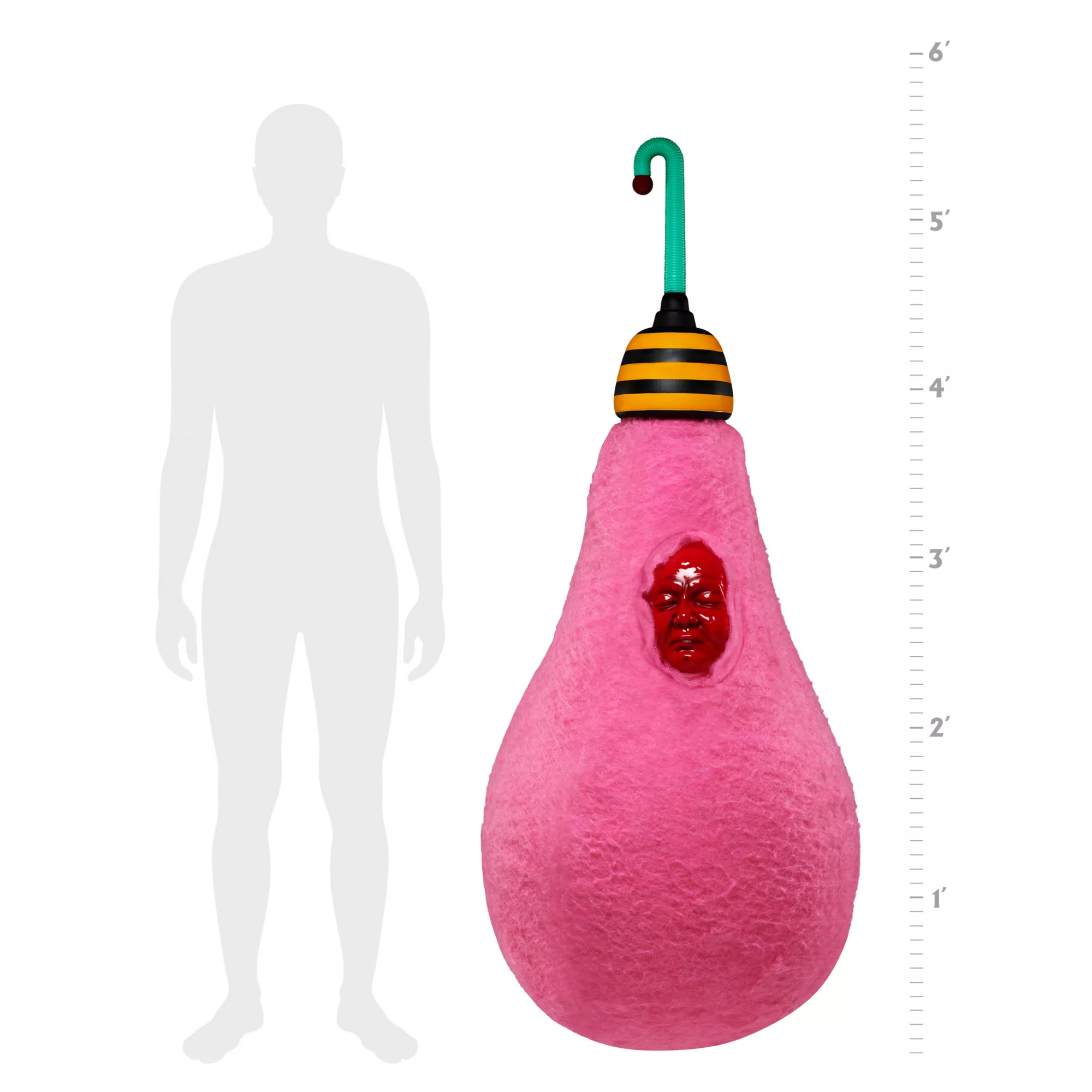 6 Ft Cotton Candy Cocoon Static Hanging Prop - Killer Klowns from Outer Space at Spencer's