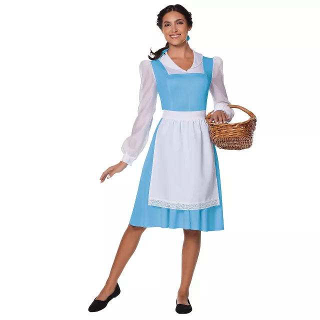 Adult Belle Blue Dress Costume Disney Princess Spirithalloween