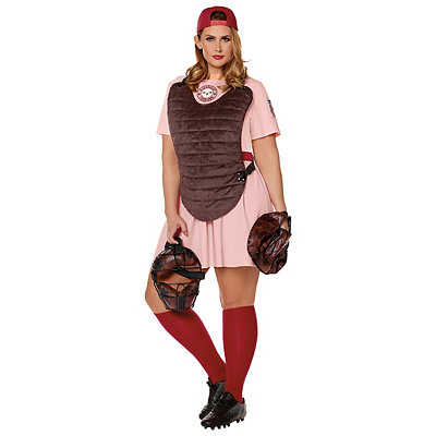 Orion Costumes Rockford Peaches Women's Costume Baseball Uniform - X-Large