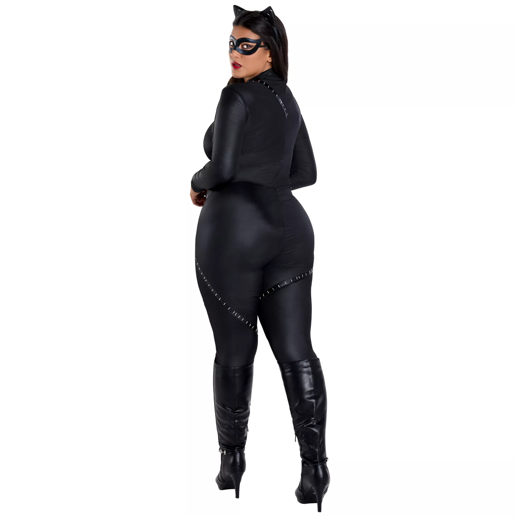 Adult Catwoman Plus Size Catsuit Costume - DC Villains at Spirit Halloween