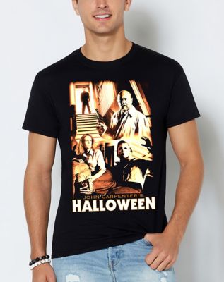 Men's Stranger Things Retro Piggyback Poster T-shirt - Black