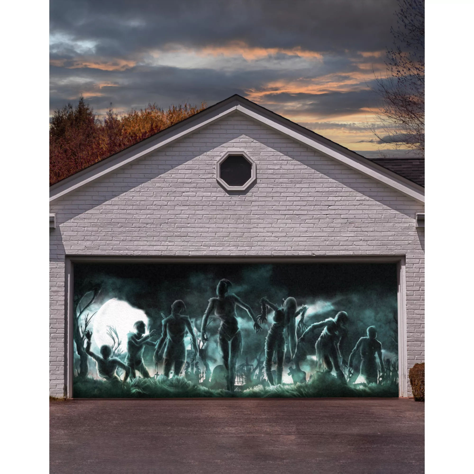 Undead Nightmare Garage Double Door Cover at Spirit Halloween
