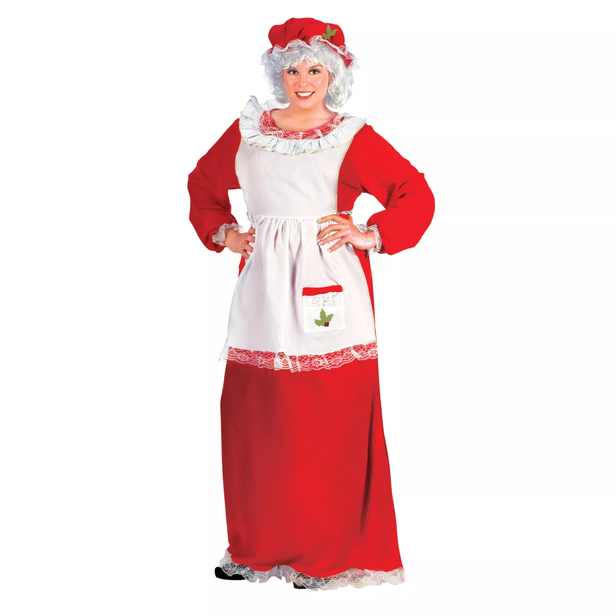 Adult Plus Size Mrs. Claus Costume at Spencer's