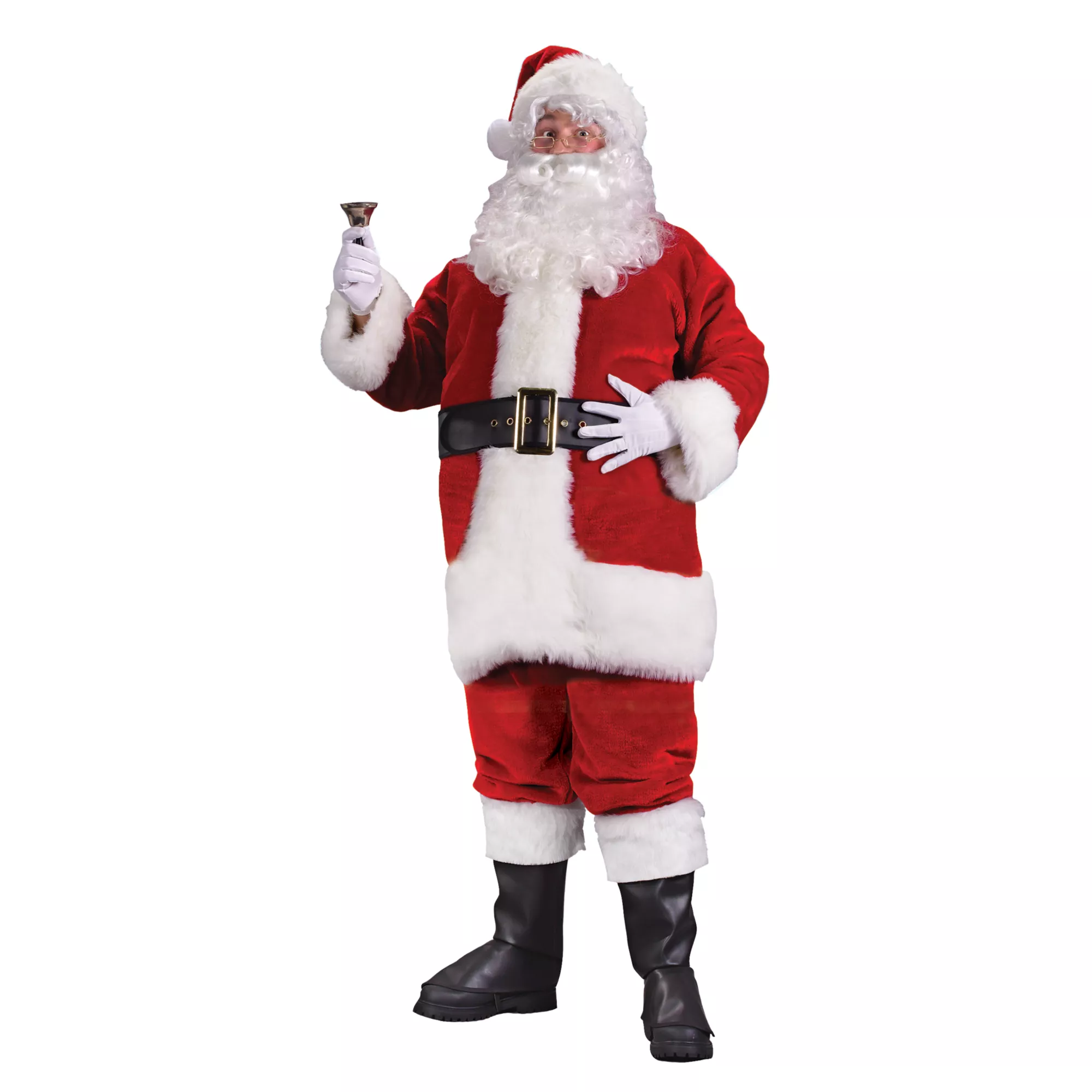 Adult Regency Plush Santa Suit Plus Size Costume at Spirit Halloween