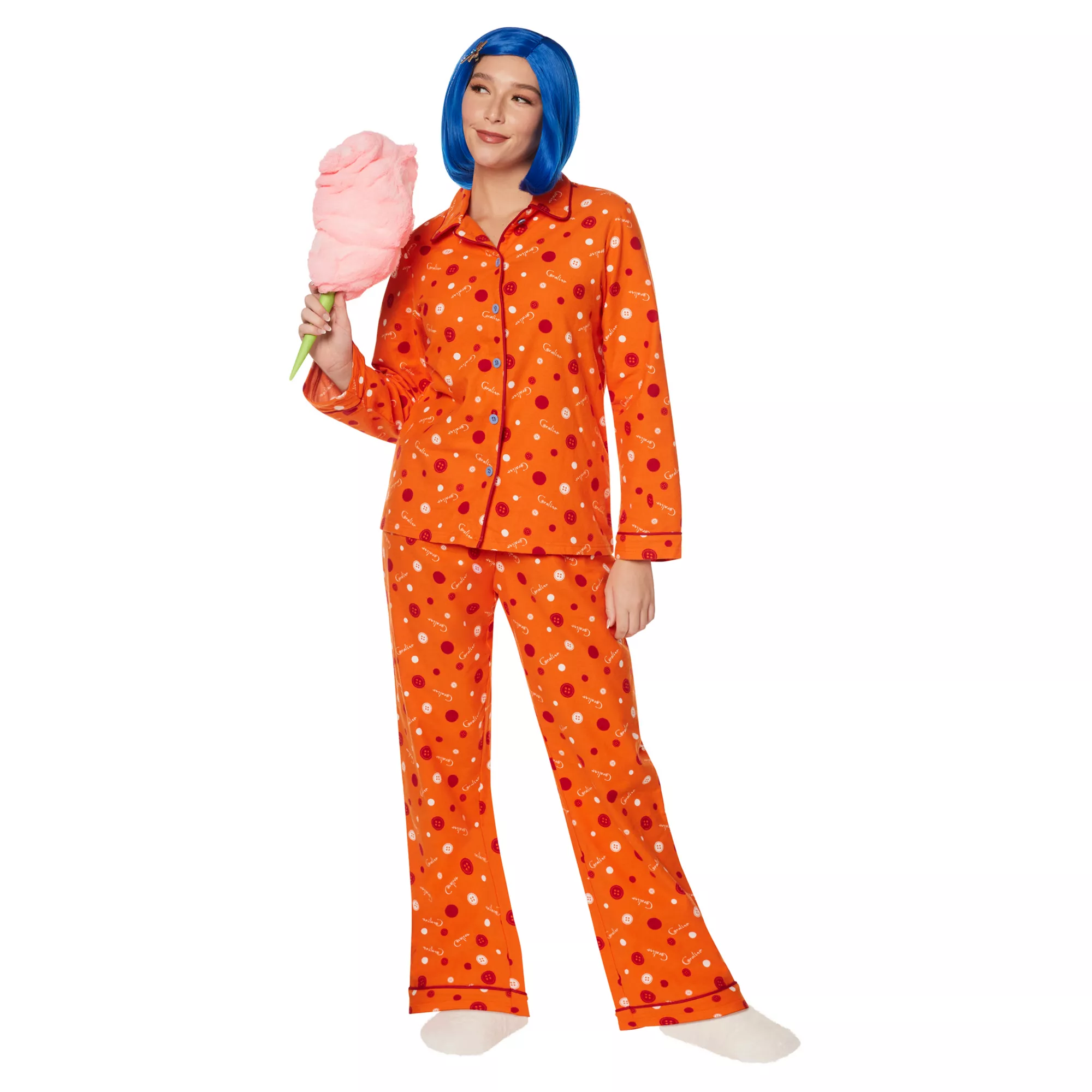 Adult Coraline Pajama Costume at Spencer's