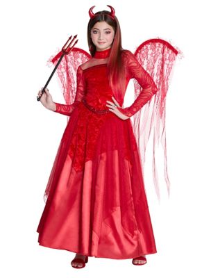 Red Sexy Devil Wings and Horn Set Halloween Ladies Costume Accessory