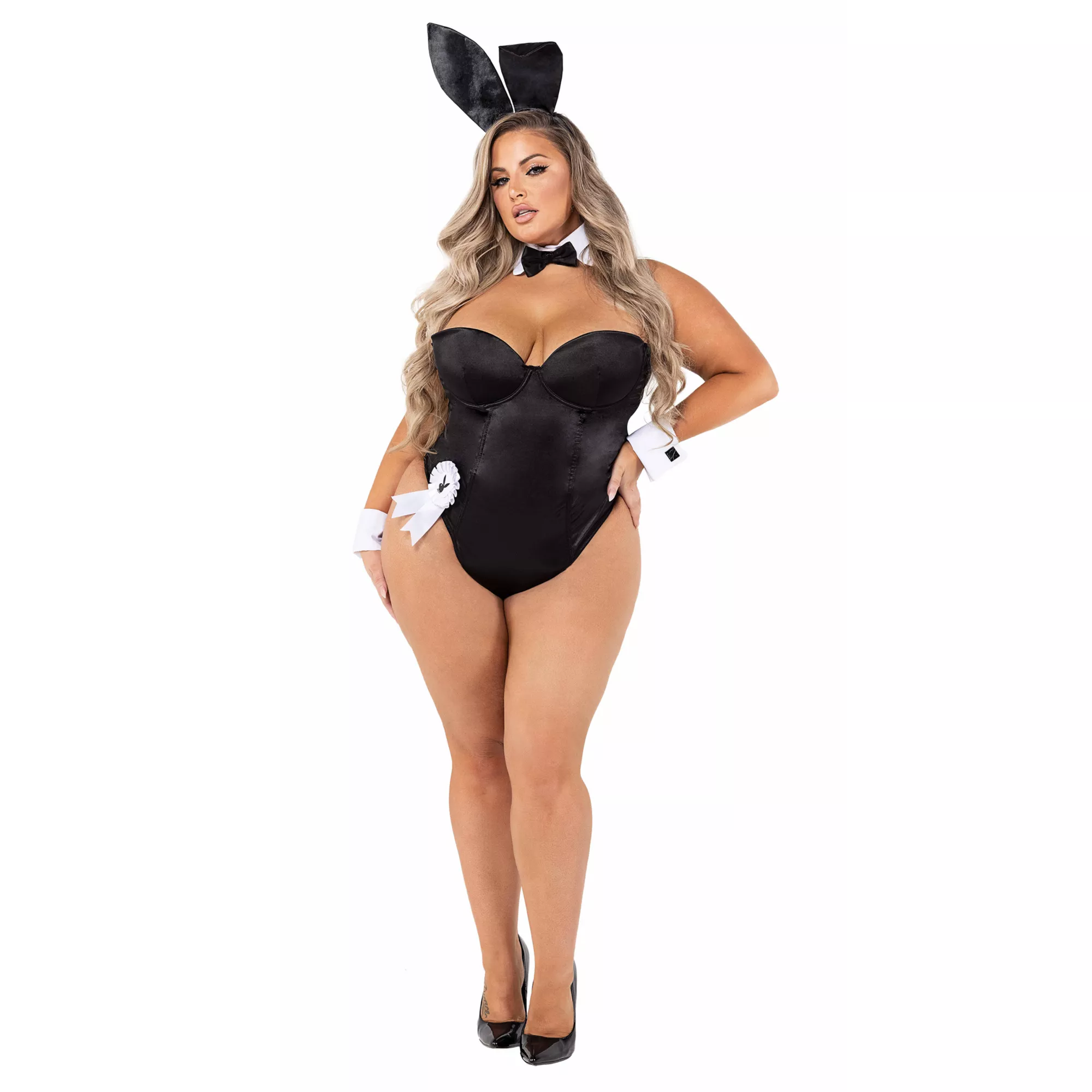 Adult Playboy Bunny Plus Size Costume at Spirit Halloween