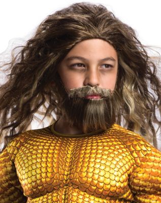 Kids Aquaman Wig and Beard Set 