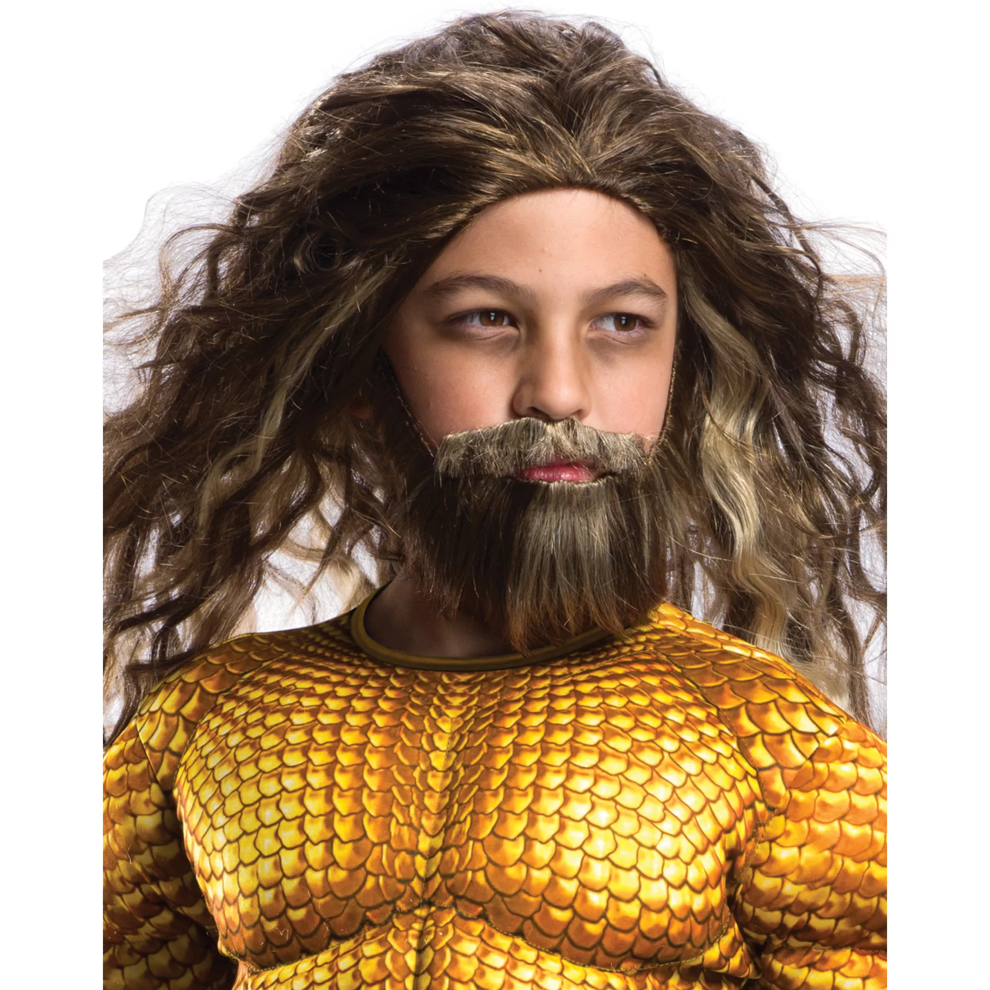 Kids Aquaman Wig and Beard Set at Spirit Halloween