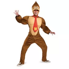 Adult Donkey Kong Muscle Plus Size Costume - Super Mario Bros. at Spirit Halloween