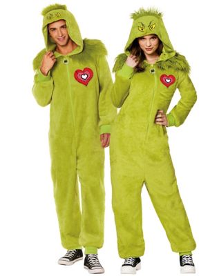 Dr. Seuss Women's and Women's Plus Grinch Union Suit Pajamas