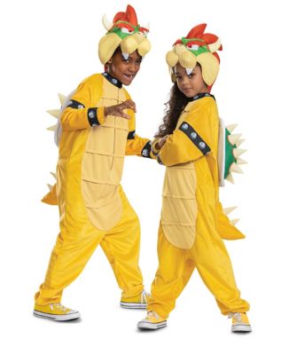 Super Mario Bros. Bowser Hooded Child Jumpsuit Costume