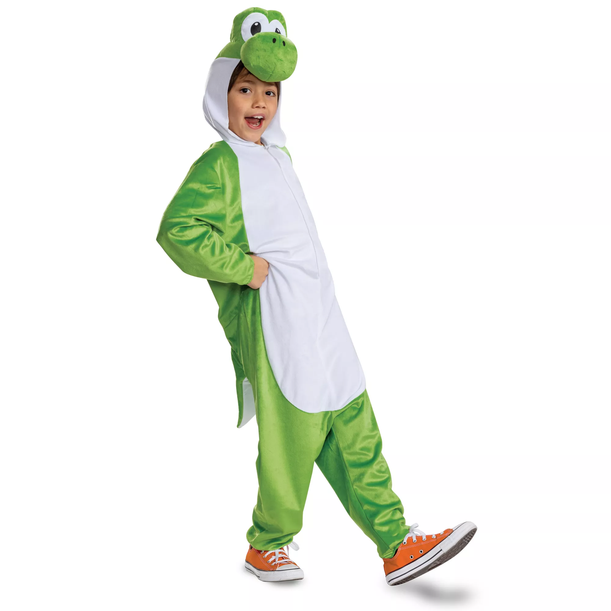 Kids Yoshi Jumpsuit Costume - Super Mario Bros. at Spirit Halloween