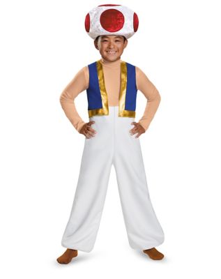 Super Mario Toad Deluxe Child Costume