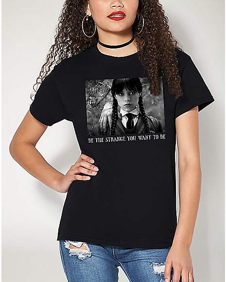 Be the Strange T Shirt - Wednesday - Spirithalloween.com