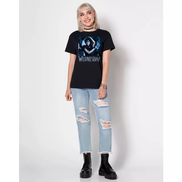Rave 'N Dance Dance T Shirt - Wednesday at Spirit Halloween