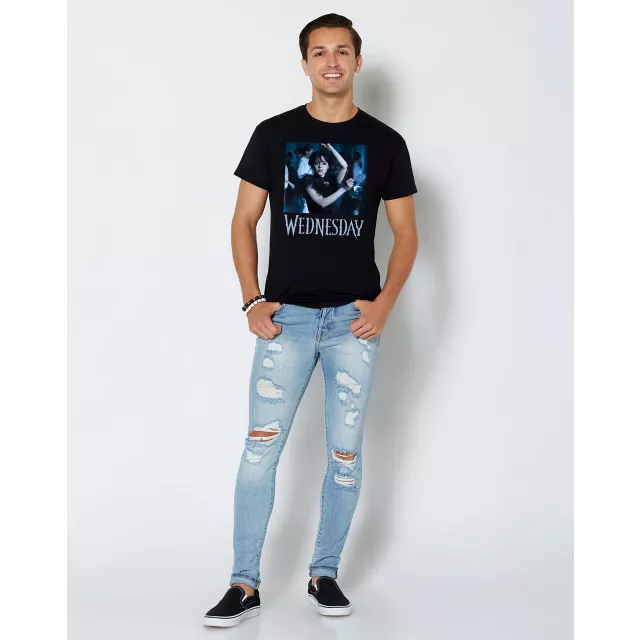 Rave 'N Dance Dance T Shirt - Wednesday at Spirit Halloween