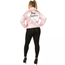 Adult Pink Ladies Plus Size Jacket - Grease at Spirit Halloween