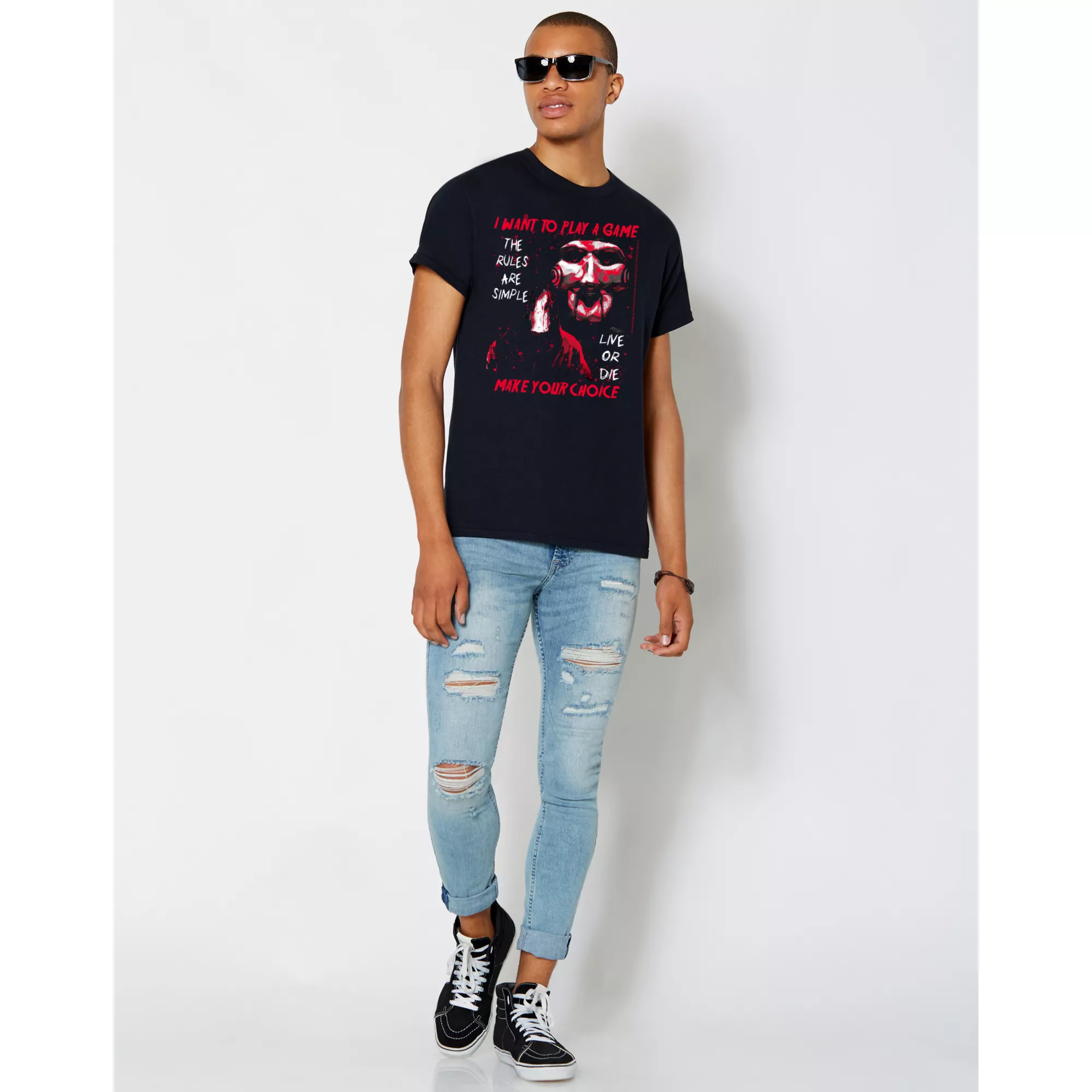 Live or Die T Shirt - Saw at Spencer's